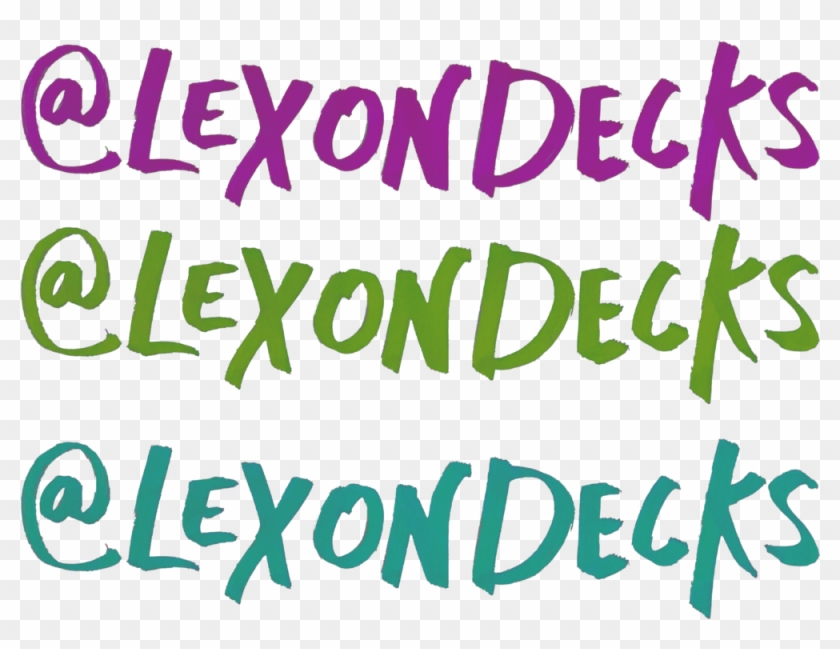 Lex On Decks Graphic Clipart