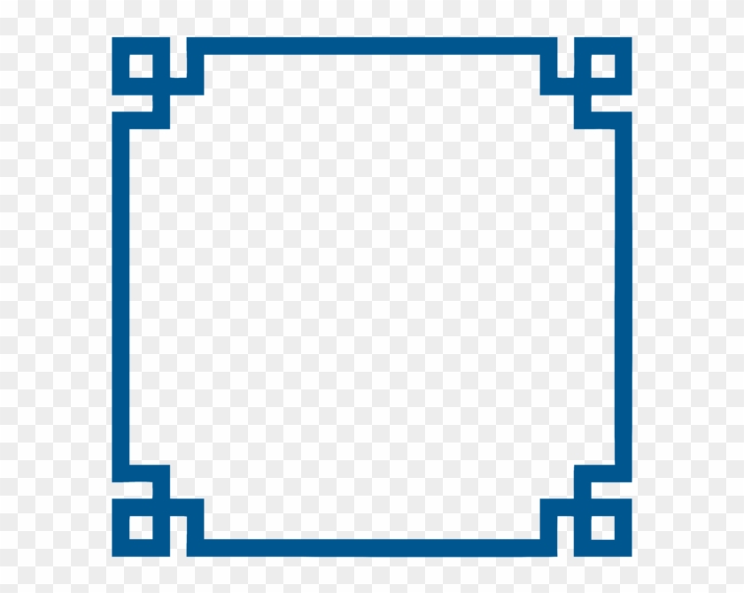 Bleed Area May Not Be Visible - Transparent Navy Blue Border Clipart
