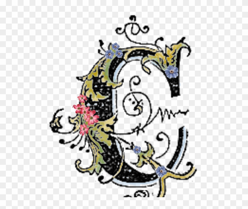 Free Download Fancy Letter C Png Clipart Decorative - Fancy Letter C  Transparent Png (#4682385) - PikPng