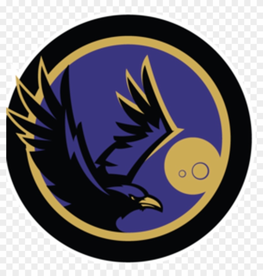 Custom Baltimore Ravens Logo Stencil Clipart #4682498