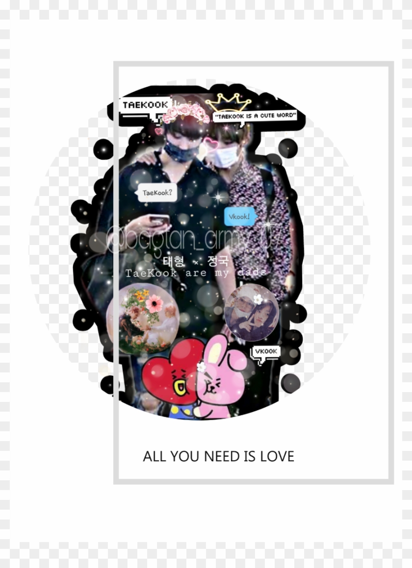 Vkook Bts Sticker - Poster Clipart