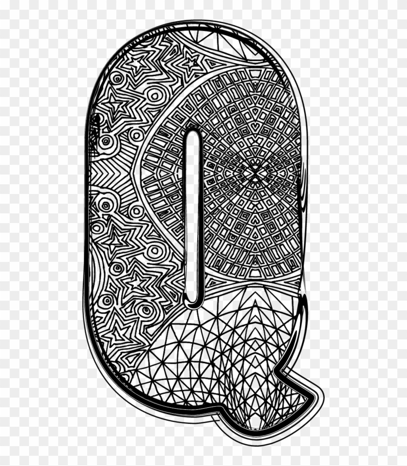 Fancy Letter Q Transparent Clipart #4682862