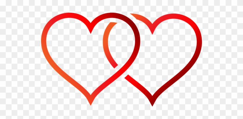 Heart, Gradient, Transparent Background, Love - Clipart Marriage Transparent Background - Png Download