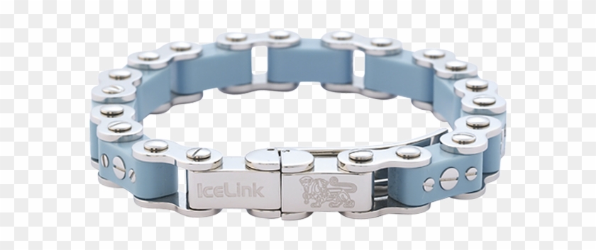 Icelink Turquoise Bicycle Link Thick Bracelet - Bracelet Clipart