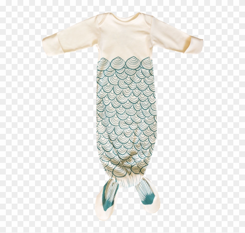 Electrik Kidz Knotted Gown Mermaid - Pattern Clipart #4684061