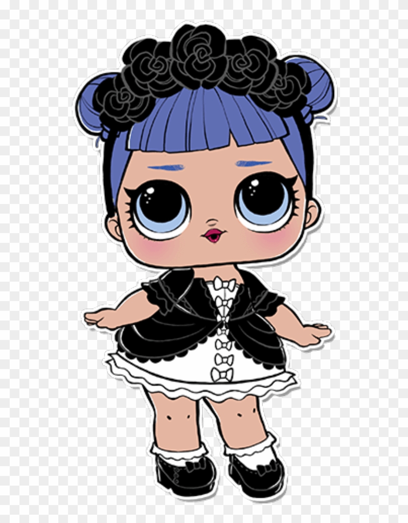 Bonecas Lol Serie 2 Cosplay Club Midnight Png - Lol Midnight Coloring Page Clipart