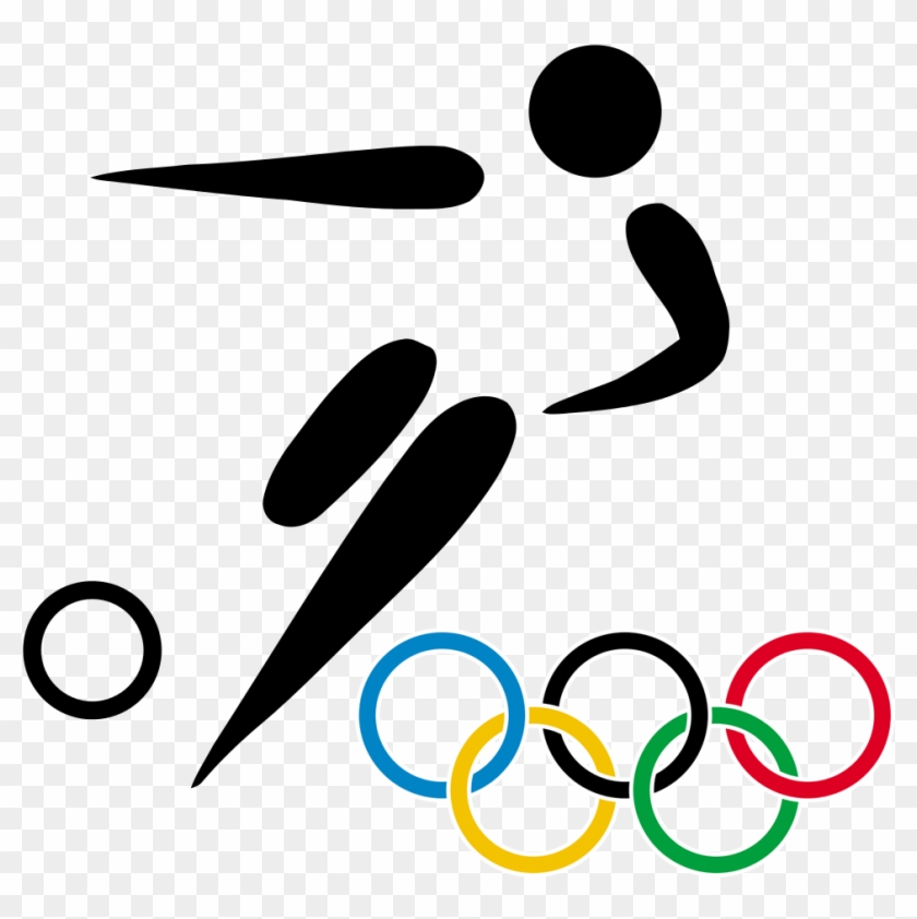Olympic Football - 2008 Olympics Games Logo Clipart