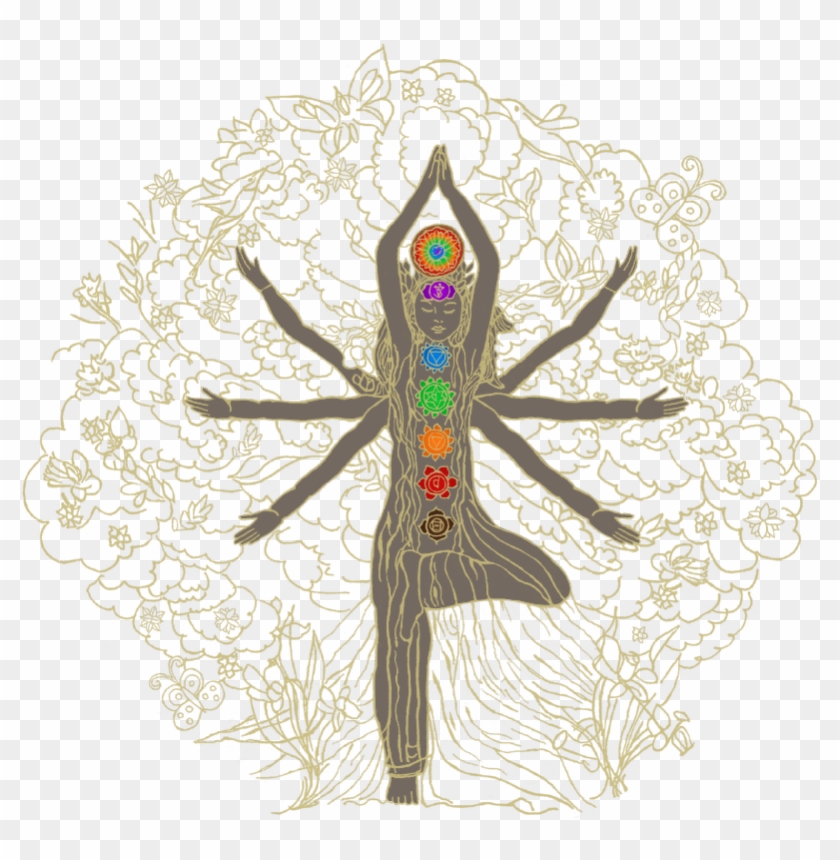 Tap The Chosen Chakra To View It's Mandalas Gallery - Mandala De Yoga Clipart #4684981