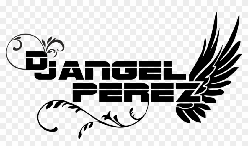 Menú - Logo Dj Angel Png Clipart