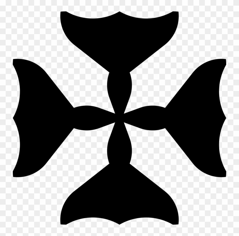 Black And White Christian Cross Computer Icons Symbol Clipart #4685381