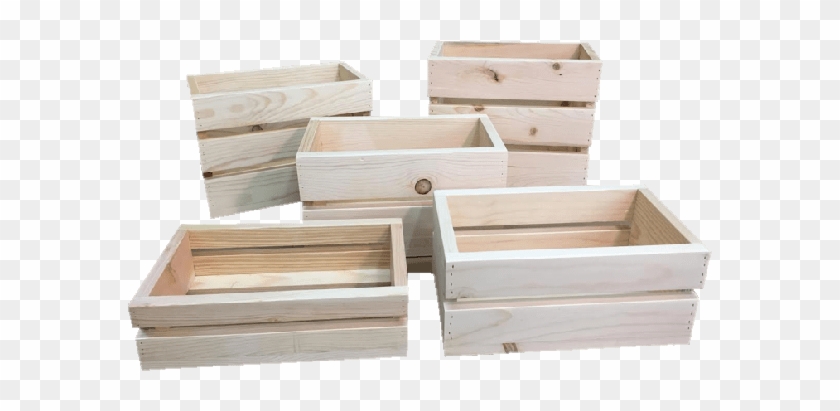 Small Wood Crates Pine - Plywood Clipart #4685384