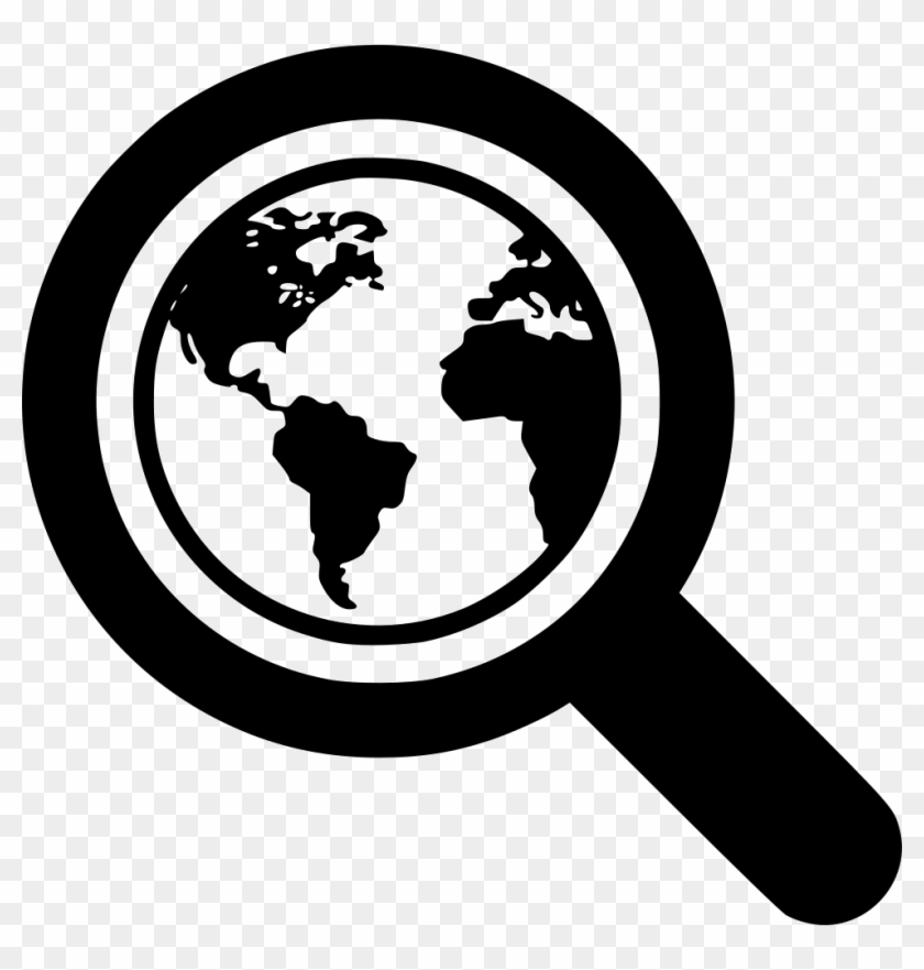 Png File Svg - Earth Globe Globe Black And White Clipart Transparent Png