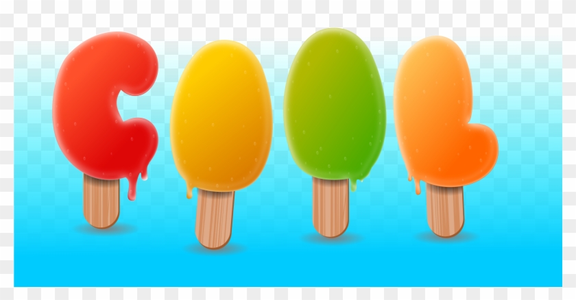 This Free Icons Png Design Of Ice Popcicle Text - Ice Cream Bar Clipart