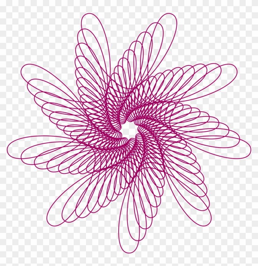 Spirograph Abstract Pattern Png Image - Spirograph Pattern Png Clipart