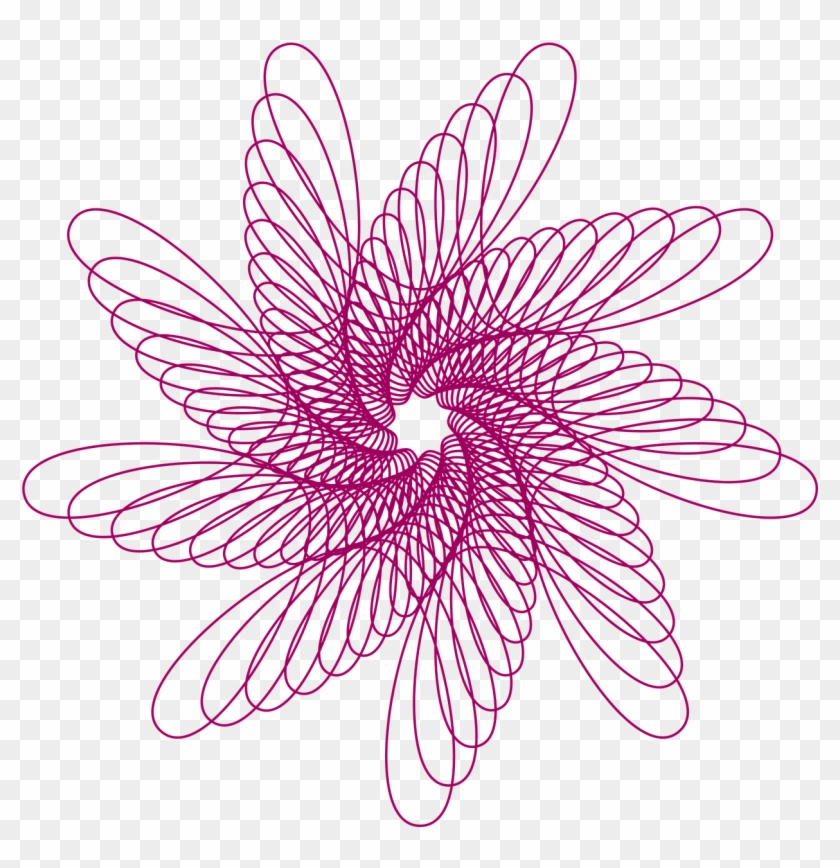 Spirograph Abstract Pattern Png Image - Spirograph Pattern Png Clipart #4685686