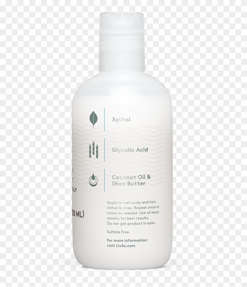 Livso Shampoo Bottle Back Label - Plastic Bottle Clipart #4686171