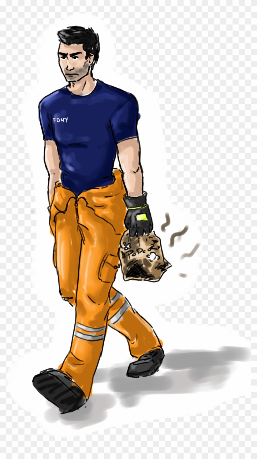 Derek Hale Fireman Derek Firefighters Au Firefighter - Illustration Clipart #4686263