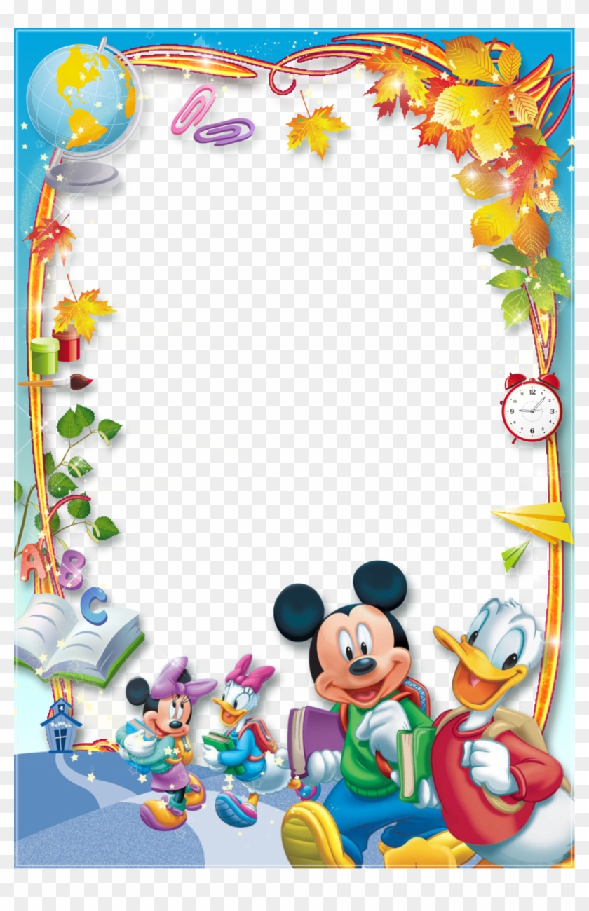 Hľadať Googlom Disney Photo Frames, Disney Frames, - Mickey Mouse Border Designs Clipart #4686344