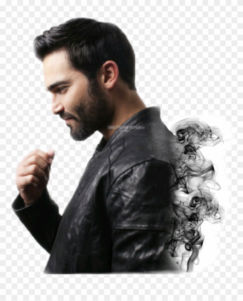 #дым #дерекхейл #дерек #derek #derekhale #teenwolf - Leather Jacket Clipart #4686418