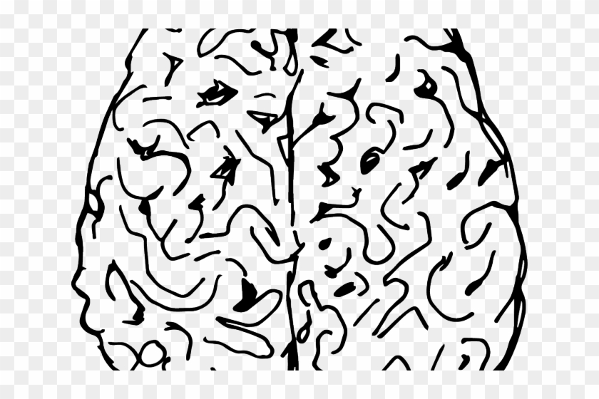 Illustration Art Vector Brain Drawing Clipart #4686507