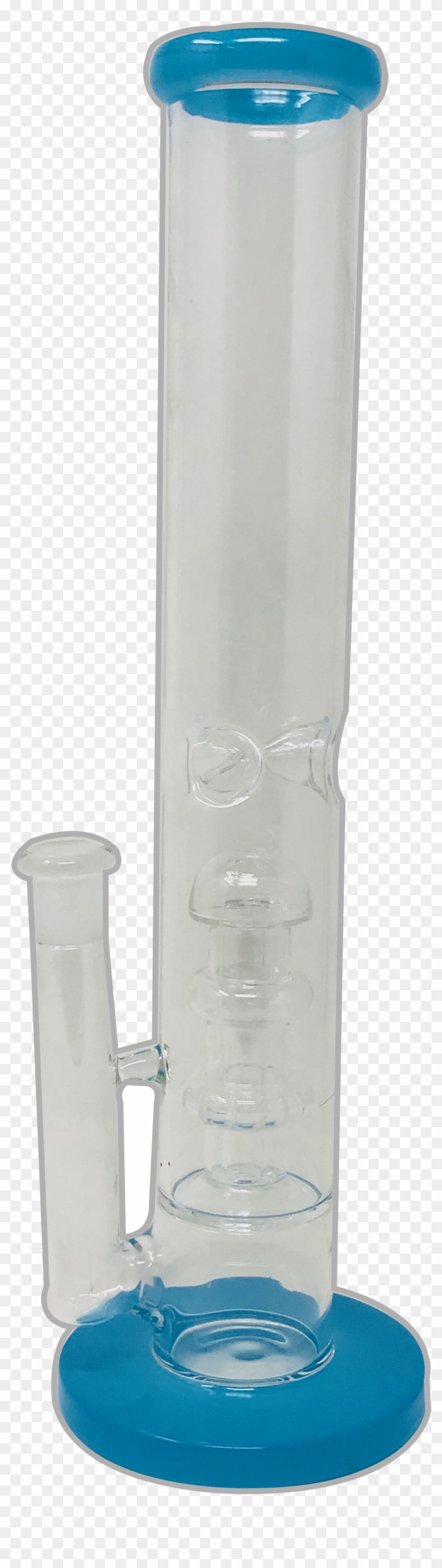 Straight Transparent Perc Bong - Blender Clipart #4686792