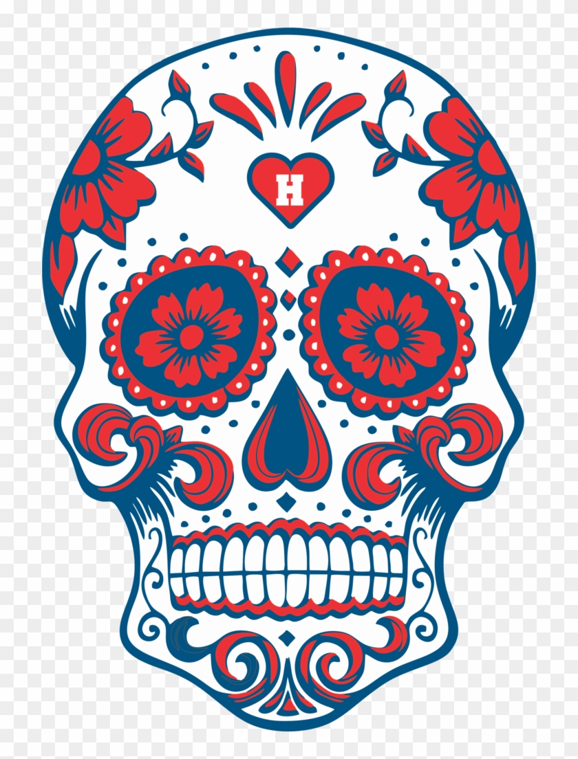 Houston Football Sugar Albb Blanks - Chicago Cubs Sugar Skull Clipart #4687161