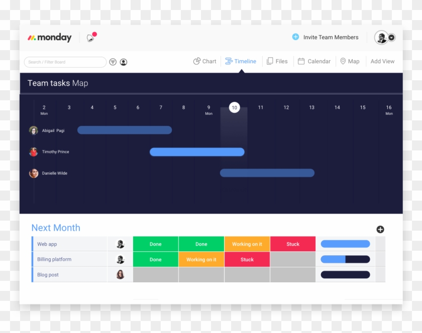 Timelineview - Monday Com Calendar View Clipart