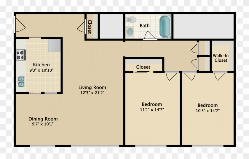Archway-bleeker Street - Archway Floor Plan Clipart #4687379