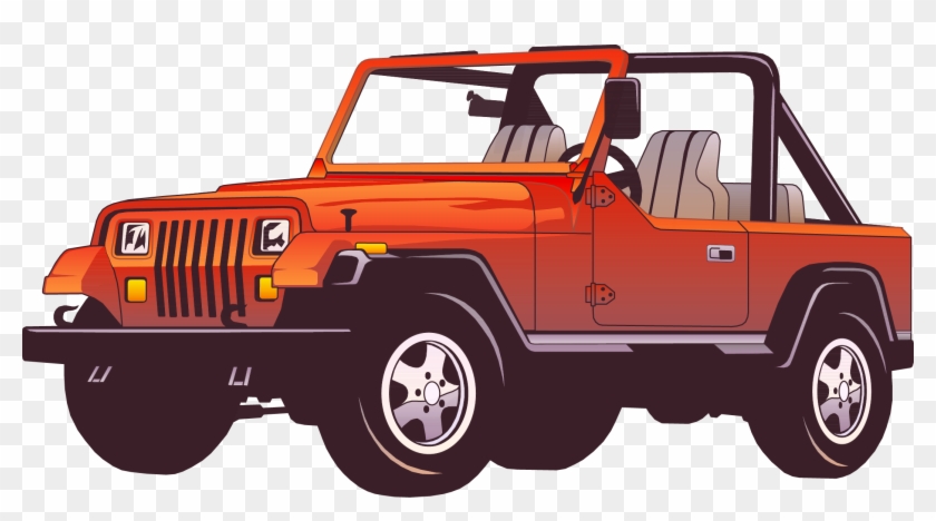 Jeep Wrangler Car Force Clip Art - Jeep Cartoon Png Transparent Png #4687446