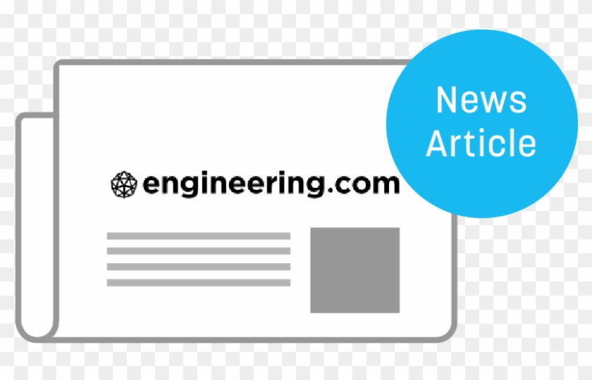 Engineering-com News Article Icon - Sign Clipart #4687811