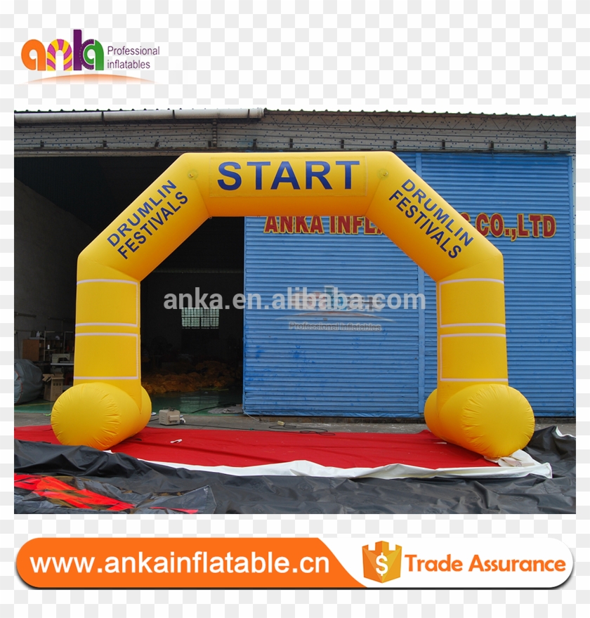 Entrance Gate With "t" Stand Type Inflatable Start - Event Arch Main Gate Clipart #4688148