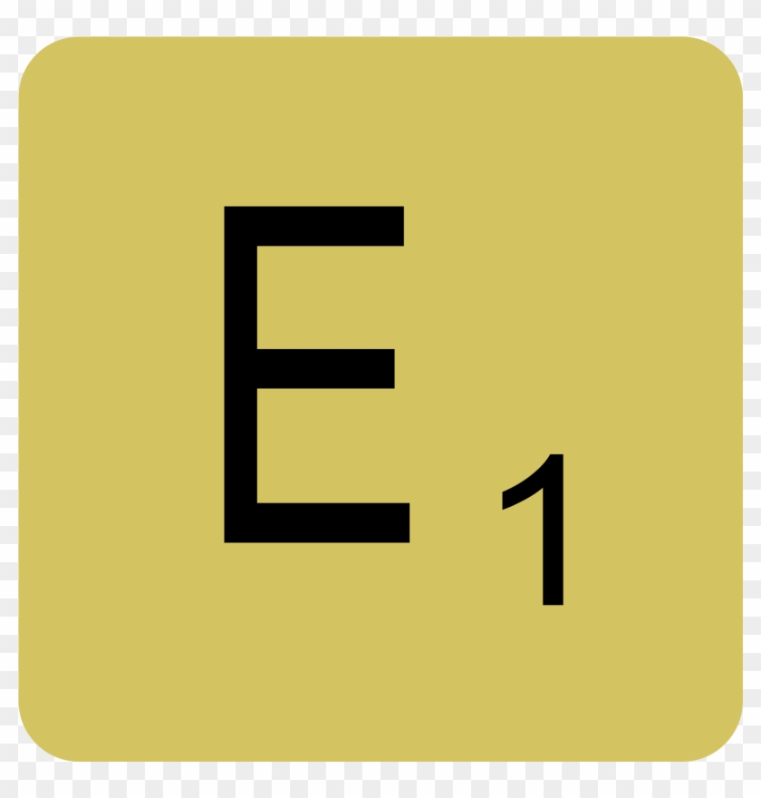 Open Pluspng - Com - Png Scrabble - E Scrabble Png Clipart