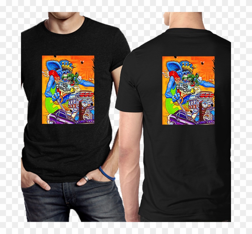 Rat Fink Hot Rod Kaos 2 Sisi Size L - Use Your Illusion Ii T Shirt Clipart