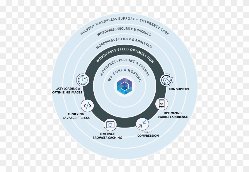 Wordpress Speed Optimization - Circle Clipart
