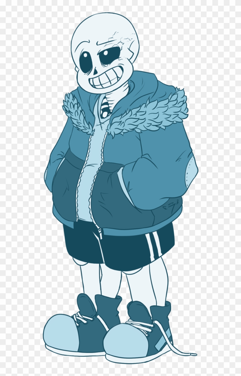 It S A Sans Fanart Transparent Background Clipart Pikpng