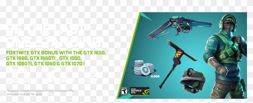 Picture Of Fortnite Pc Bonus At Pb Tech - Nvidia Geforce Fortnite Bundle Clipart #4688969