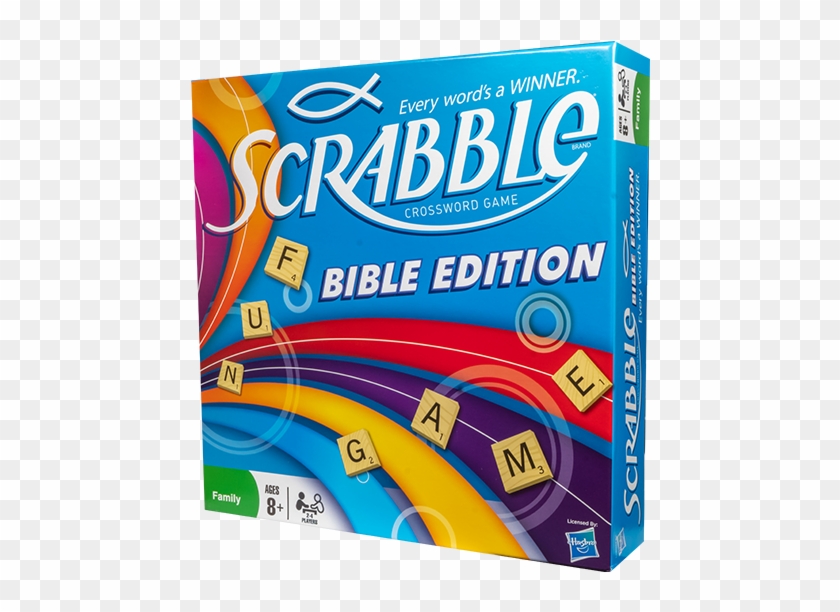 Scrabble Bible Edition Board Game - Scrabble Nhl Clipart #4689061