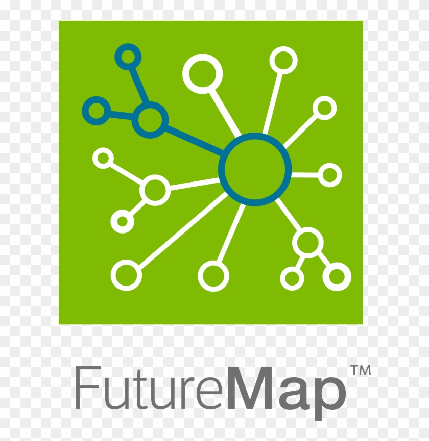 Future Map Icon - Circle Clipart