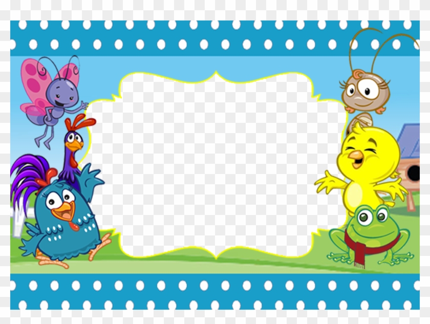 Artes Da Festa Moldura Galinha Pintadinha - Moldura Turma Da Galinha Pintadinha Clipart