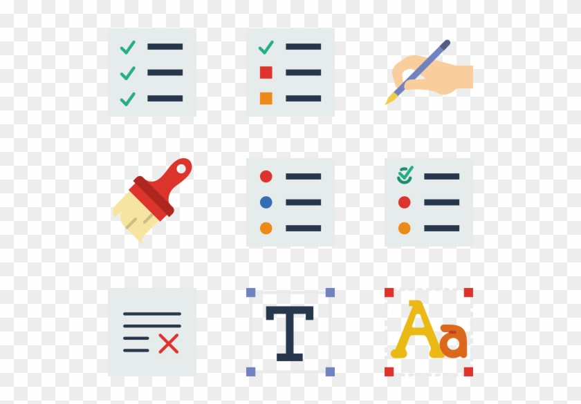 Text Formatting - Graphic Design Clipart