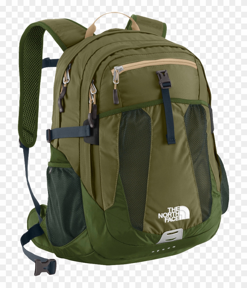 The North Face Recon Burnt Olive Green - Green North Face Recon Backpack Clipart #4690257