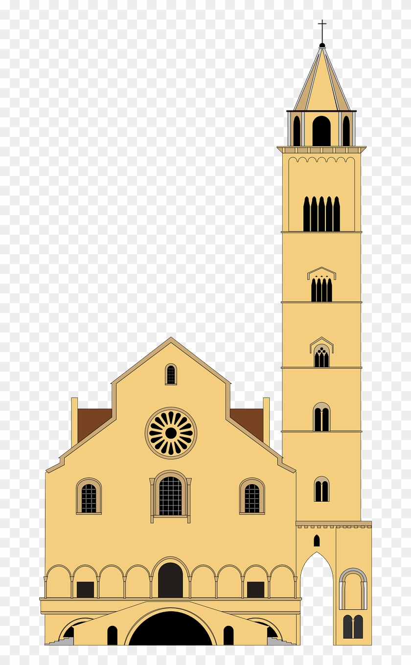 Steeple - Cattedrale Di Trani Disegno Clipart
