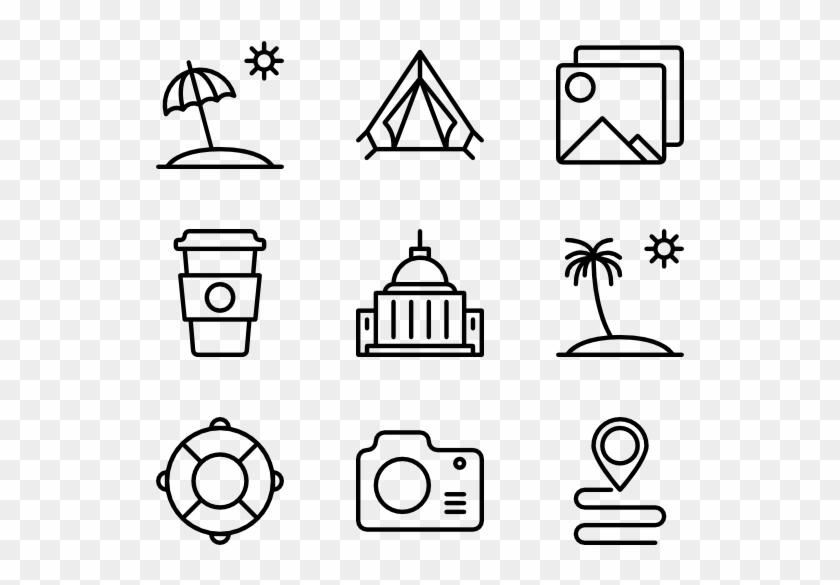 Travel - Manufacturing Icons Clipart #4690957