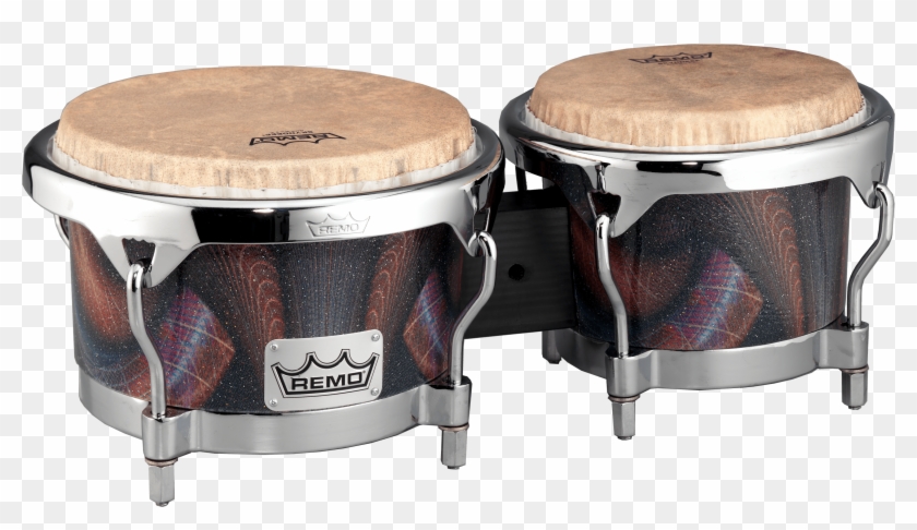 Remo Valencia Bongo Drum Salsa Deco, 7" - Bongo Remo Clipart #4690962