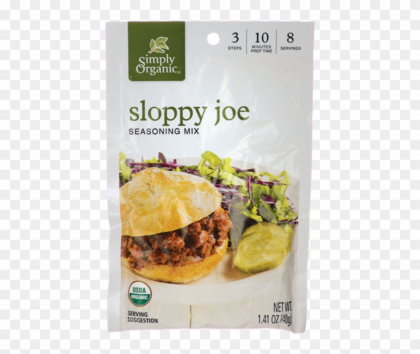 Stock Photo - Simply Organic Sloppy Joe Mix Clipart #4691093