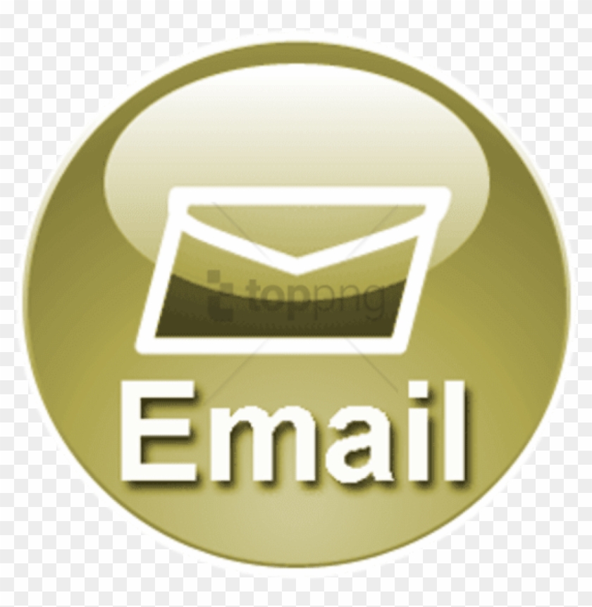 Email Id Icon Free Png Image With Transparent Background - Email Button Html Clipart #4691208