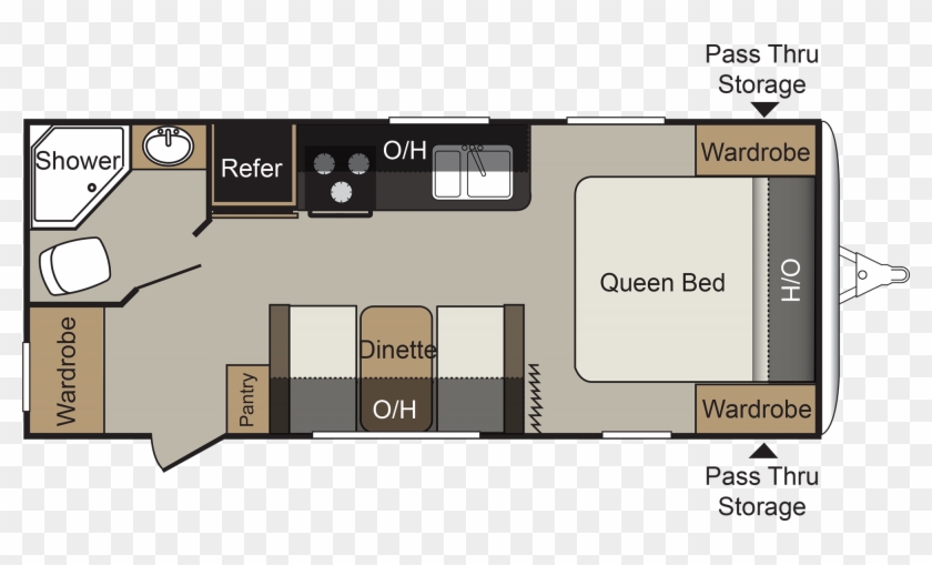 2019 Keystone Passport 195rbwe Express 24'5"' Travel - 2012 Keystone Passport 195rb Clipart #4691655