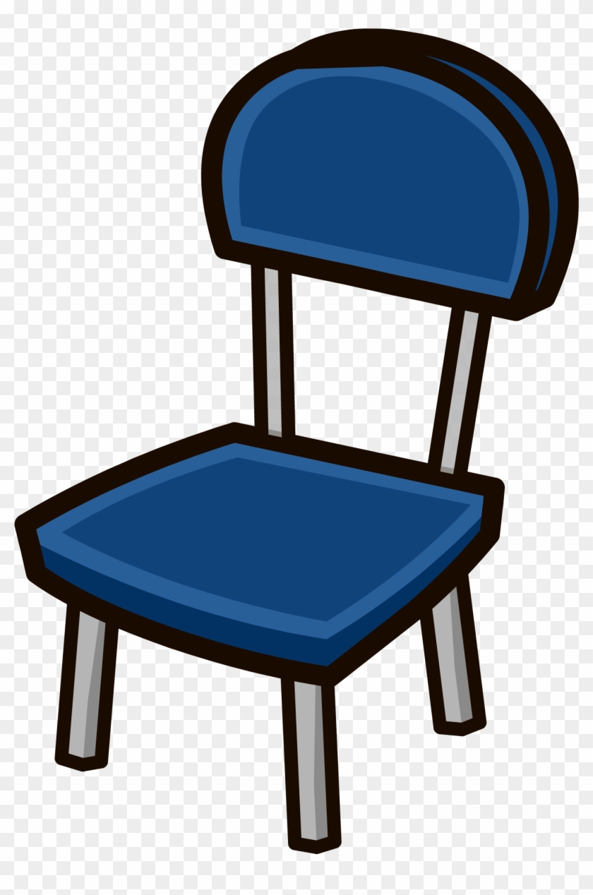 Chair Clipart Blue Chair - Blue Chair Clip Art - Png Download #4691839