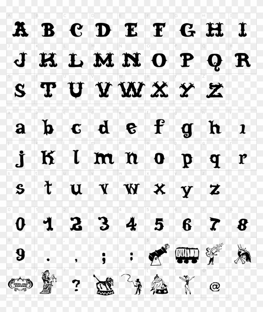 Font Characters - Project Paintball Font Clipart #4691842