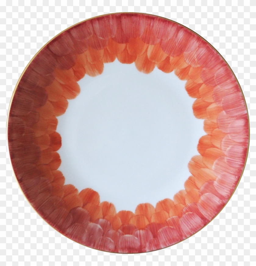 Assiette, Cercle D'ecailles (assiettes, Lie De Vin - Circle Clipart #4692409